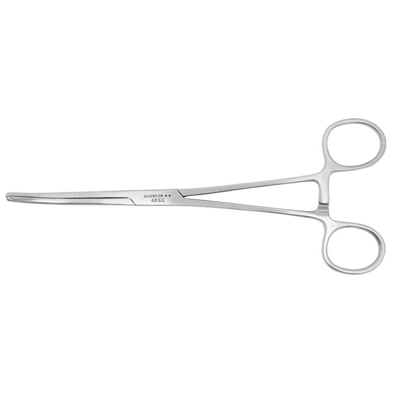 Hemostat, 8" 30° Curved, Stainless Steel